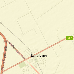 Lang Lang Street Map