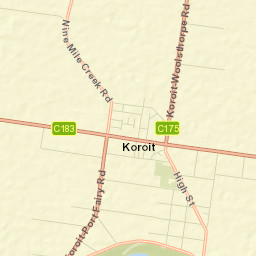 Koroit Street Map