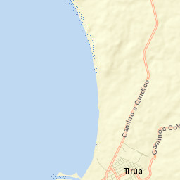 Tirúa Street Map