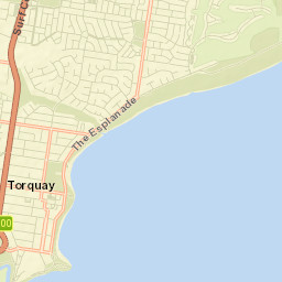 Torquay Street Map