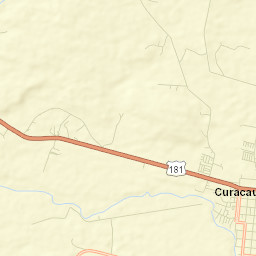 Curacautín Street Map