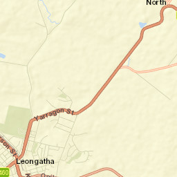 Leongatha Street Map