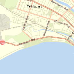 Gisborne Street Map
