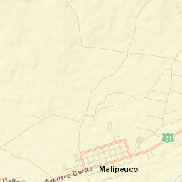 Melipeuco Street Map