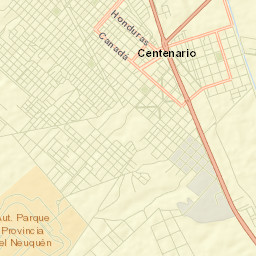 Centenario Street Map