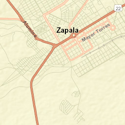 Zapala Street Map