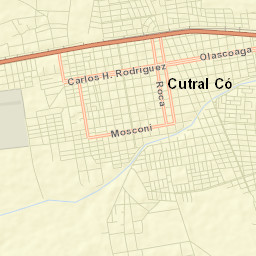 Cutral-Có Street Map