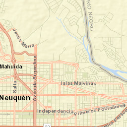 Neuquén Street Map