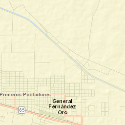 General Fernández Oro Street Map