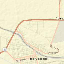 La Adela Street Map