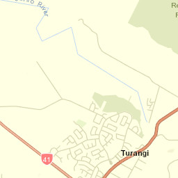 Turangi Street Map