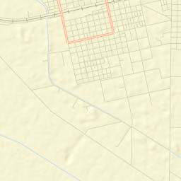 Río Colorado Street Map
