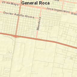 General Roca Street Map