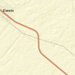 Darwin Street Map