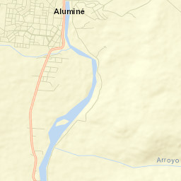 Aluminé Street Map