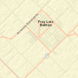 Fray Luis Beltrán Street Map