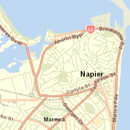 Napier Street Map