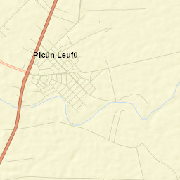 Picún Leufú Street Map