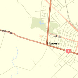 Hawera Street Map