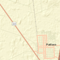 Paillaco Street Map