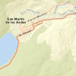 San Martín de los Andes Street Map