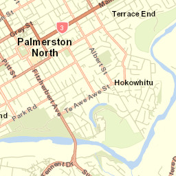 Palmerston North Street Map