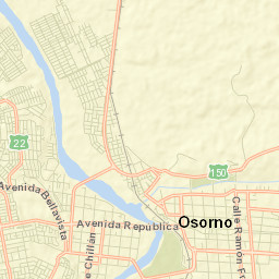 Osorno Street Map