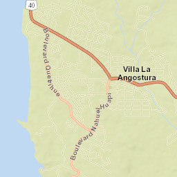 Villa La Angostura Street Map