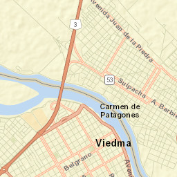 Viedma Street Map