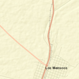 Los Menucos Street Map