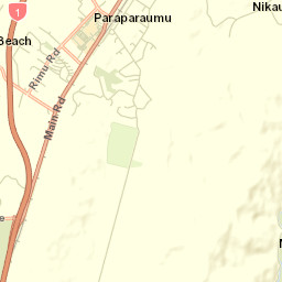 Paraparaumu Street Map