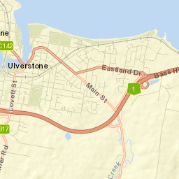 Ulverstone Street Map