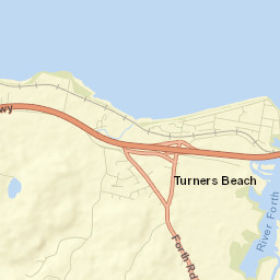 Turners Beach Street Map