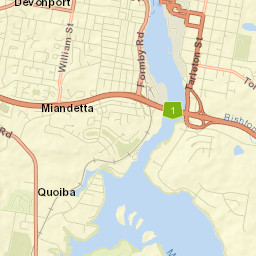 Miandetta Street Map