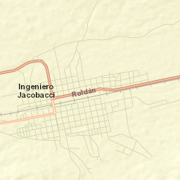 Ingeniero Jacobacci Street Map