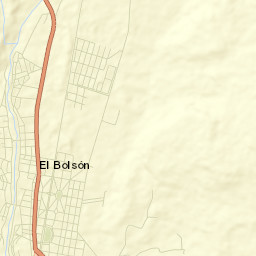El Bolsón Street Map