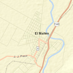 El Maitén Street Map
