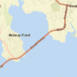 Midway Point Street Map