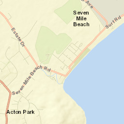 Seven Mile Beach Street Map