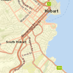 Sandy Bay Street Map