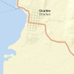 Chaitén Street Map