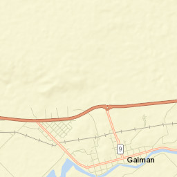Gaimán Street Map