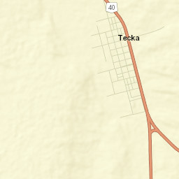 Tecka Street Map