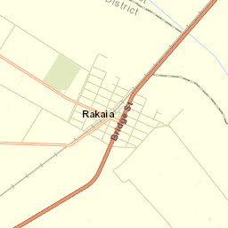 Rakaia Street Map
