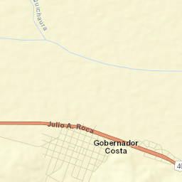 Gobernador Costa Street Map