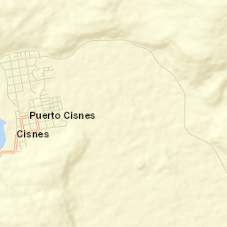 Cisnes Street Map