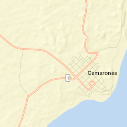 Camarones Street Map