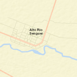 Alto Río Senguer Street Map