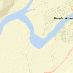 Aysén Street Map