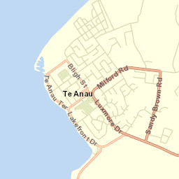 Te Anau Street Map